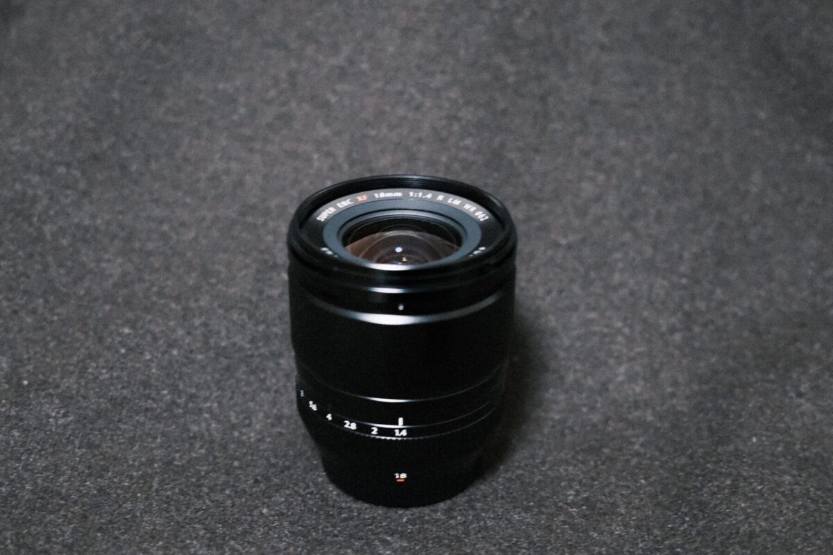 XF18mm F1.4 正面